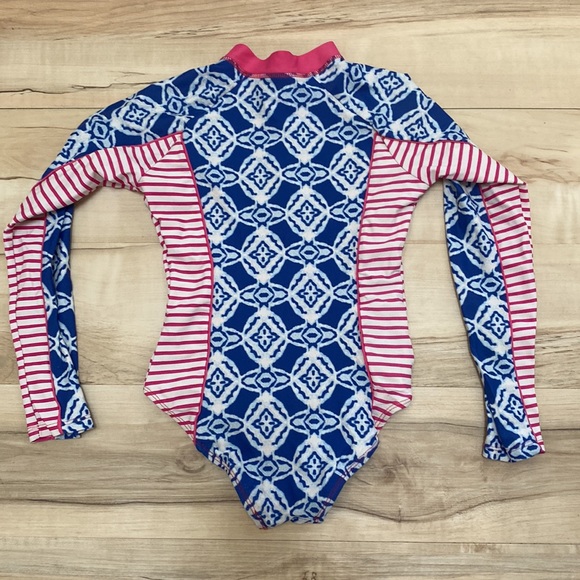 Cabana Life Girls 6X Long Sleeve One Piece Bathing Suit. Swimming suit. - Picture 7 of 8